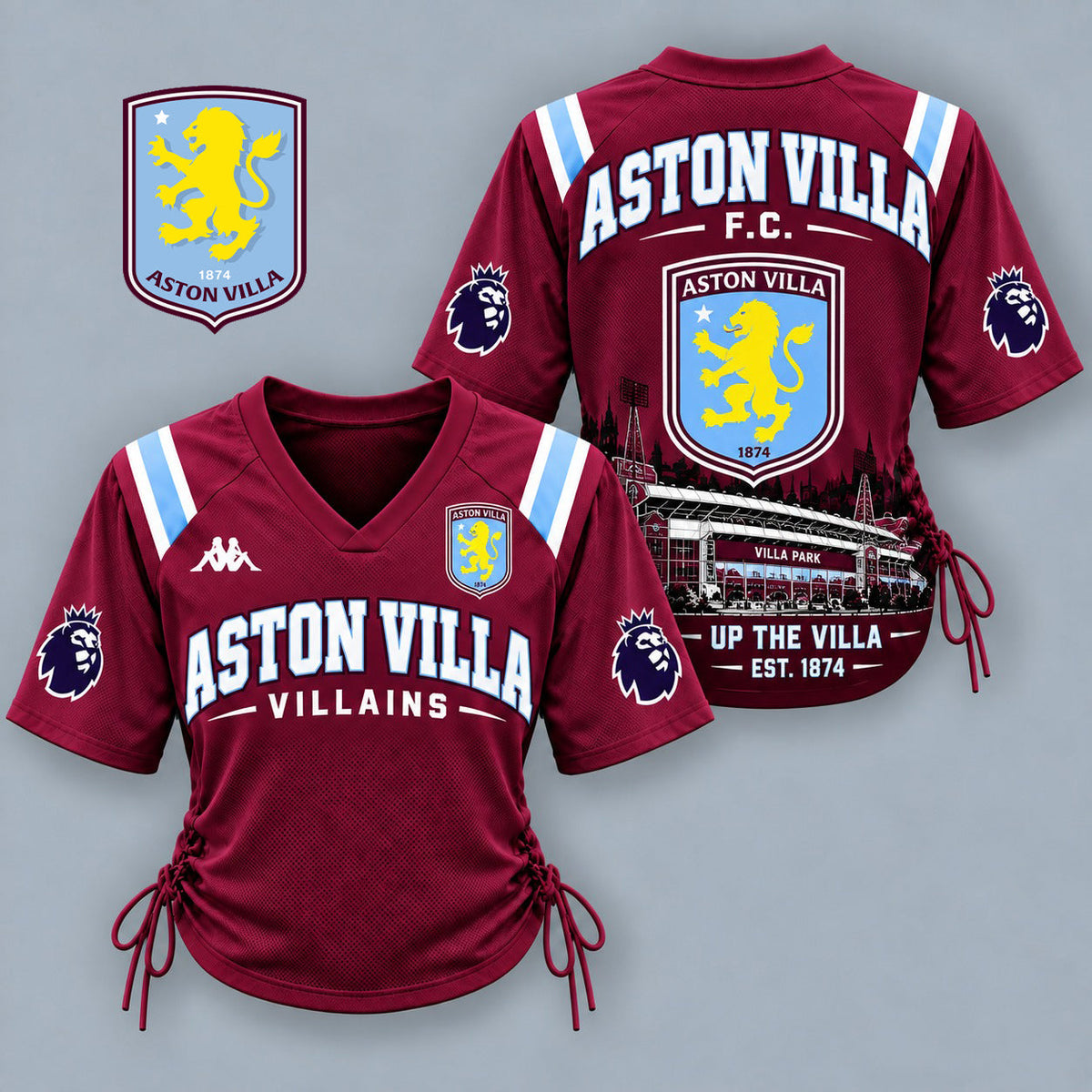 AV Premium EPL Game Day Women Lace-Up Jersey Shirt