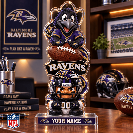 BAL x NFL Christmas KICKOFF Personalized Acrylic Block Plaque