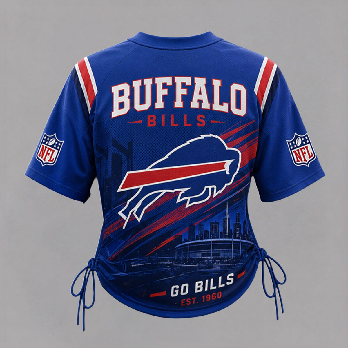 BB Premium NFL Game Day Women Lace-Up Jersey Shirt