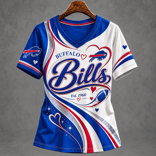 BB x NFL Premium Womenƒ??s V-Neck Shirt