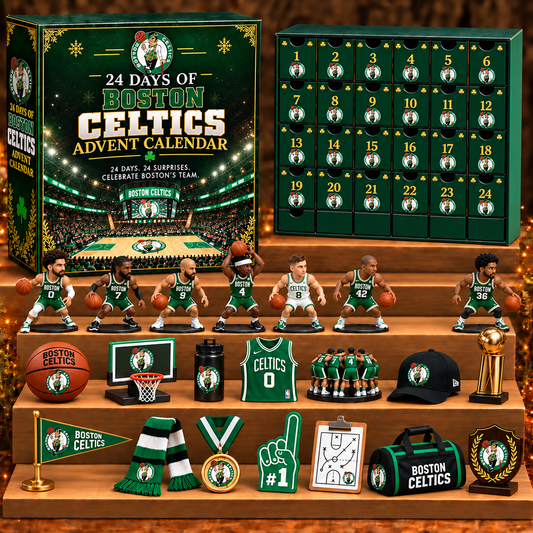 BC x NBA Personalized 24 Days Of Basketball Advent Calendar Blink Box