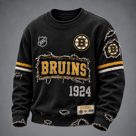 BOS x NHL Distressed Premium Sweatshirt