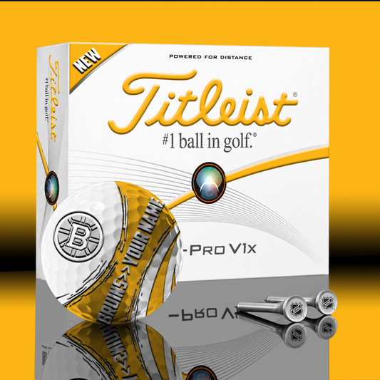 BOS x NHL PERSONALIZED GOLF BALL LIMITED EDITION