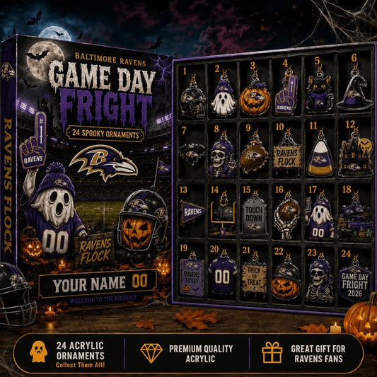 BR x NFL Customized Halloween Blind Box Advent Calendar 2026 Gift For Fan