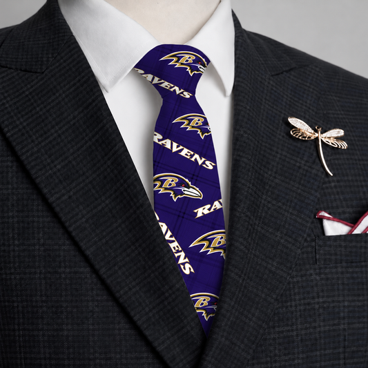 BR x NFL Personalized Men NeckTie