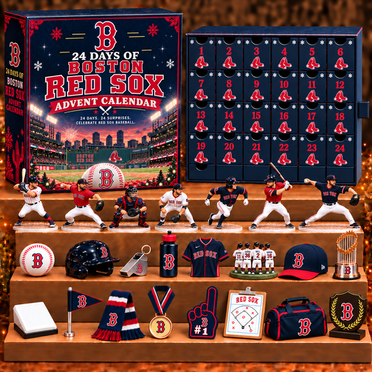 BRS x MLB Personalized 24 Days Of Baseball Advent Calendar Blink Box