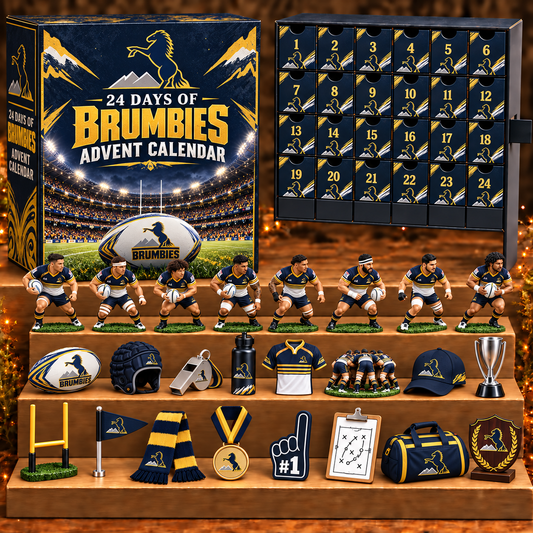 BRU x SRP Personalized 24 Days Of American Football Advent Calendar Blink Box