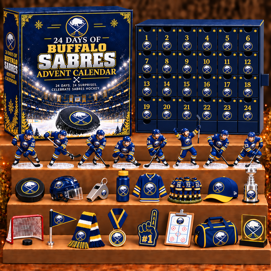 BS x NHL Personalized 24 Days Of Hockey Ice Advent Calendar Blink Box