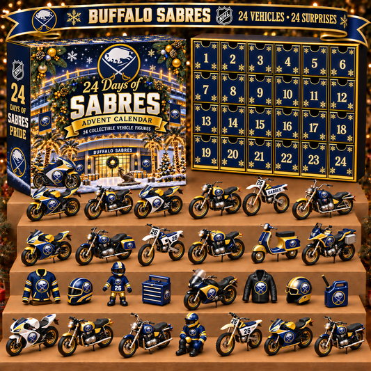 BS x NHL Personalized 24 Days Of Motorcycles Advent Calendar Blink Box