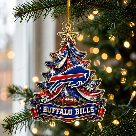 BUF x NFL Acrylic Irregular Pendant