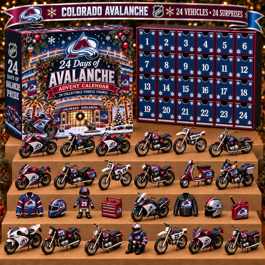 CA x NHL Personalized 24 Days Of Motorcycles Advent Calendar Blink Box