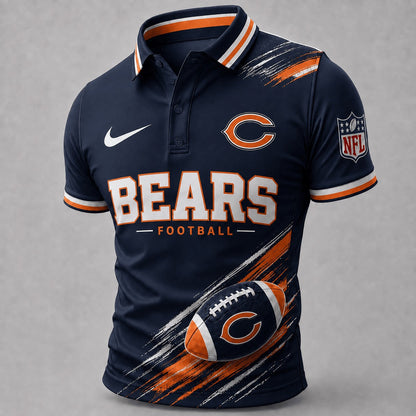 CHI Premium NFL Dynamic Gridiron Style Polo