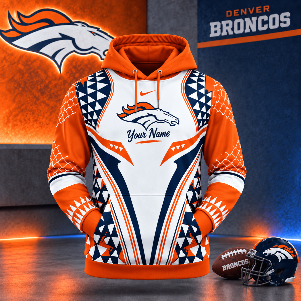 DB Premium NFL Football Graphic Hoodie
