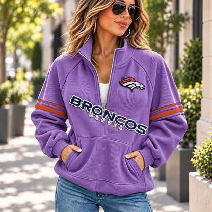 DB x NFL Corduroy Half-Zip Sweatshirt