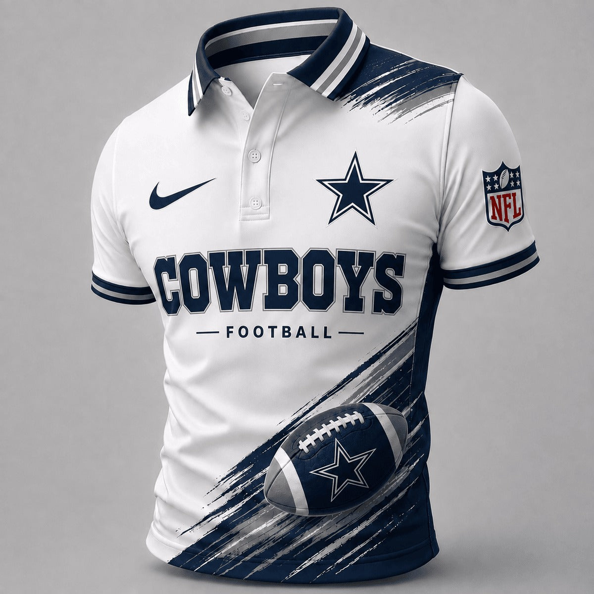 DC Premium NFL Dynamic Gridiron Style Polo