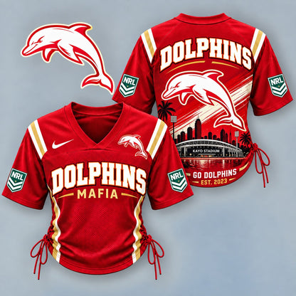 DOL Premium EPL Game Day Women Lace-Up Jersey Shirt