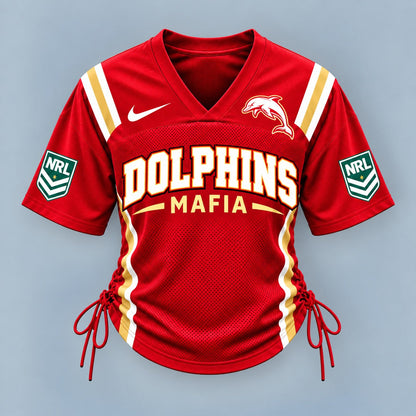 DOL Premium EPL Game Day Women Lace-Up Jersey Shirt