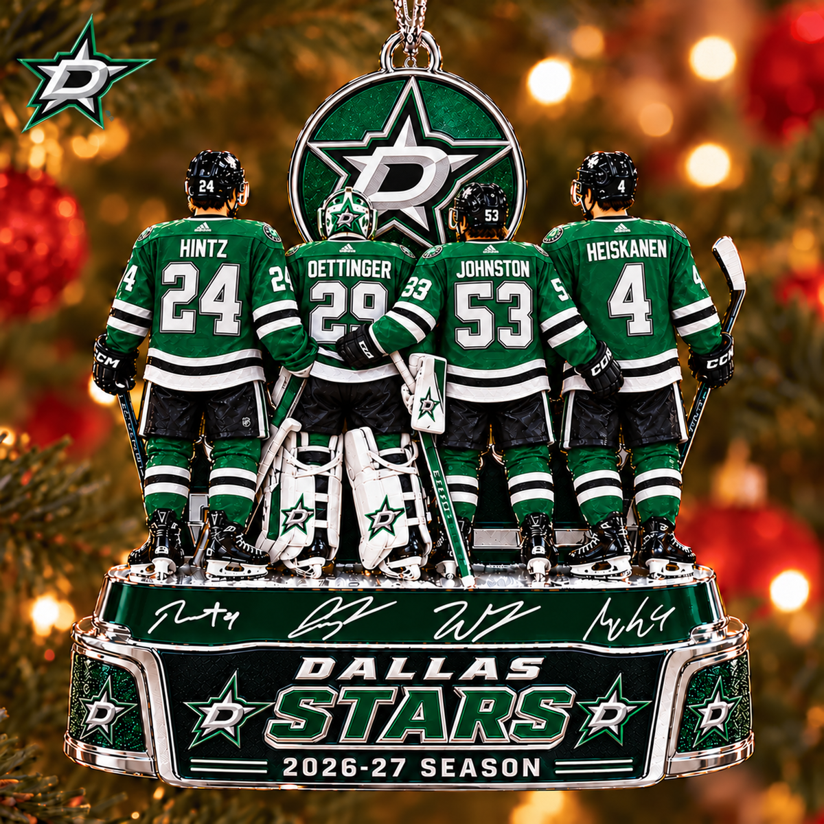 DS x NHL Game Day Premium Personalized Acrylic Ornament Gift For Fan
