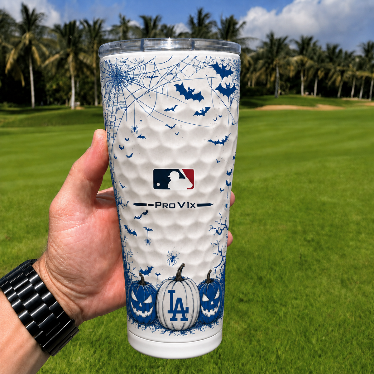Exclusive MLB x LAD Halloween V2 Golf Tumbler