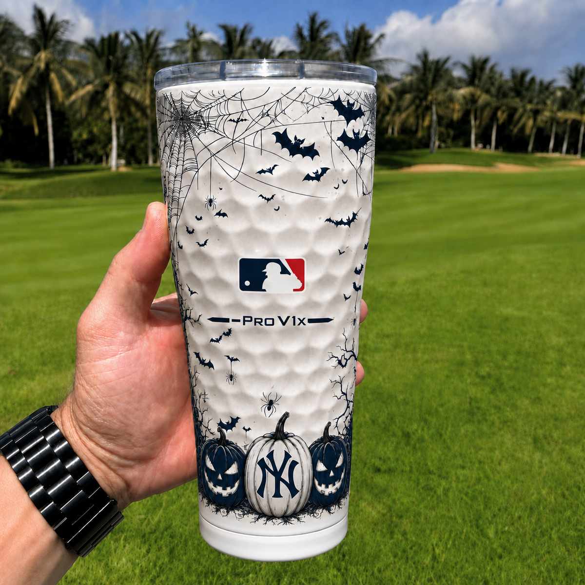 Exclusive MLB x NYY Halloween V2 Golf Tumbler