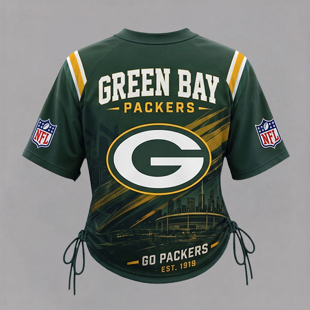 GBP Premium NFL Game Day Women Lace-Up Jersey Shirt