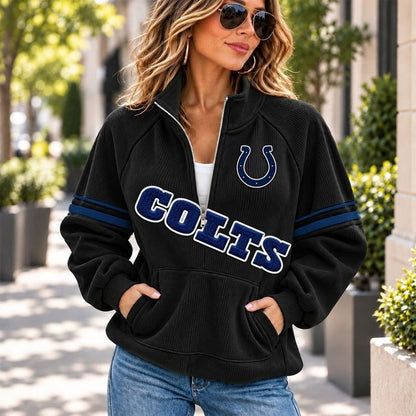 IC x NFL Corduroy Half-Zip Sweatshirt