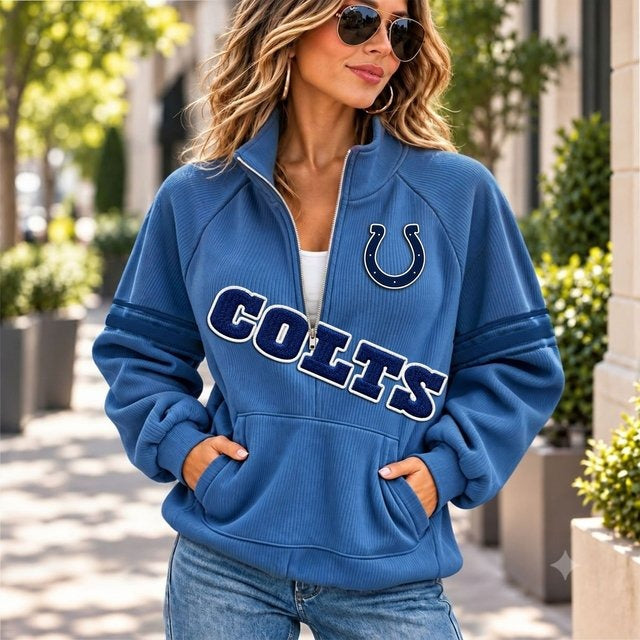 IC x NFL Corduroy Half-Zip Sweatshirt