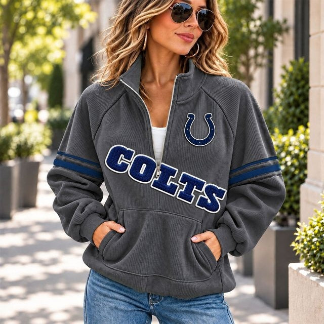 IC x NFL Corduroy Half-Zip Sweatshirt