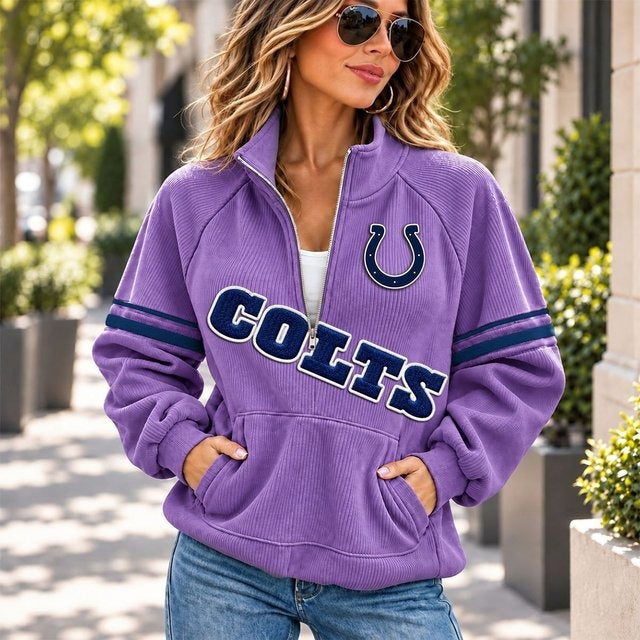 IC x NFL Corduroy Half-Zip Sweatshirt