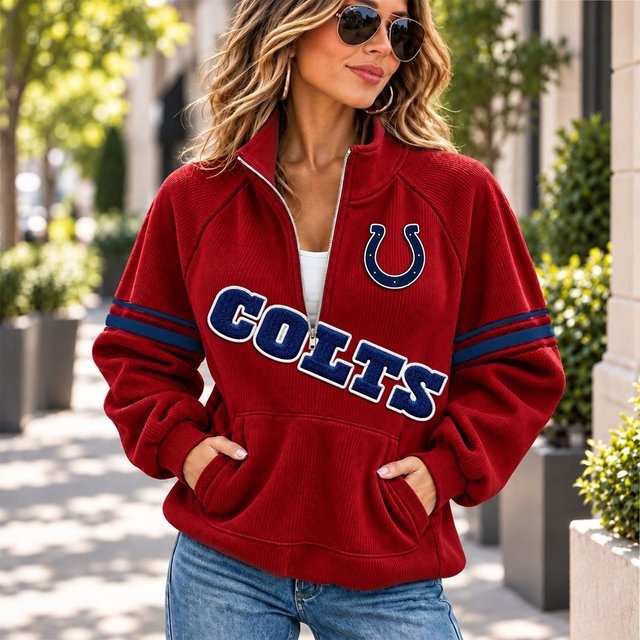 IC x NFL Corduroy Half-Zip Sweatshirt