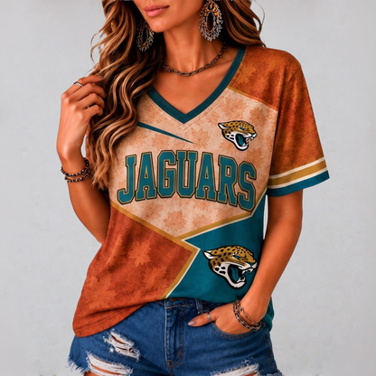 JJ Premium NFL Fall Game Day V-Neck Shirt
