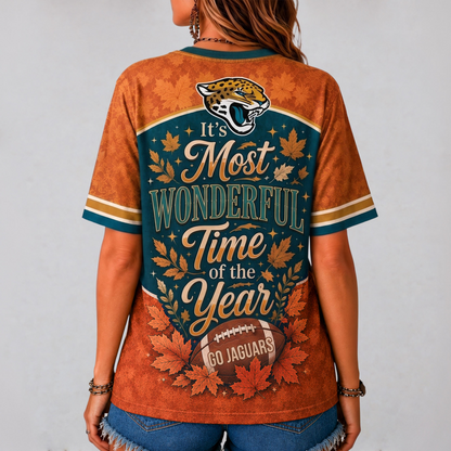 JJ Premium NFL Fall Game Day V-Neck Shirt