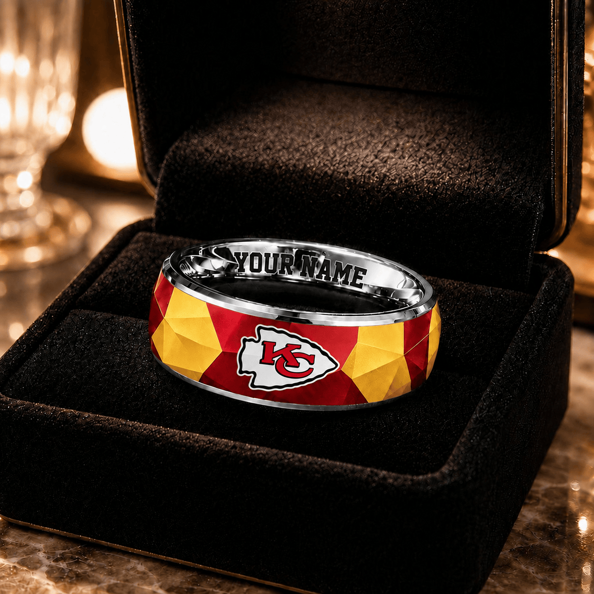 KCC x NFL Ring Custom Name For Fan