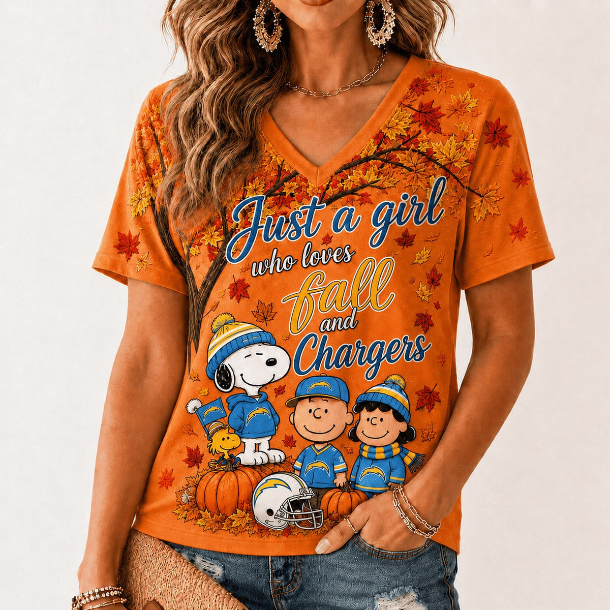 LAC Premium NFL Fall Season V-Neck
