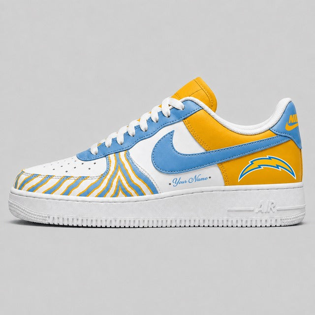 LAC Premium NFL Personalized Low Top AF1 Shoes