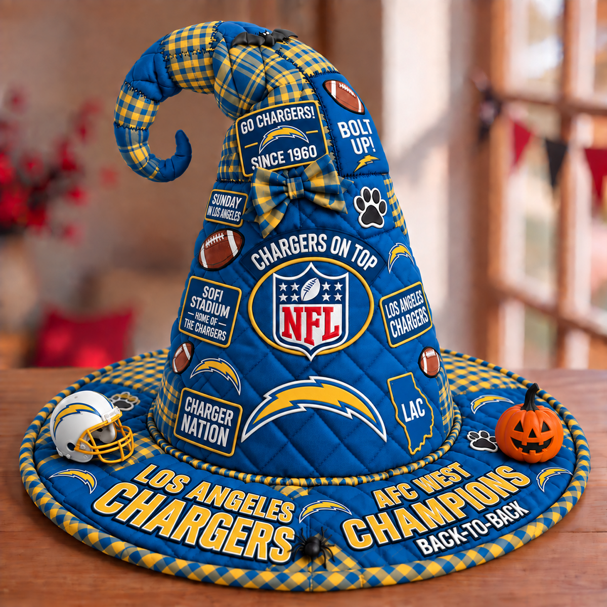 LAC x NFL Quilted Witch Hat