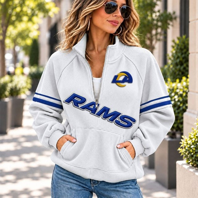 LAR x NFL Corduroy Half-Zip Sweatshirt