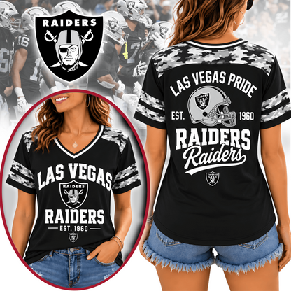 LV Premium NFL All-American Camo V-neck