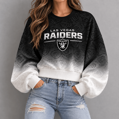LV x NFL Embossed Rose Ombre Sweatshirt