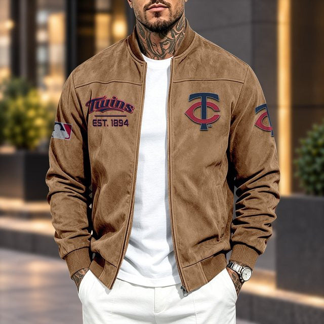 MT x MLB Suede Bomber Jacket