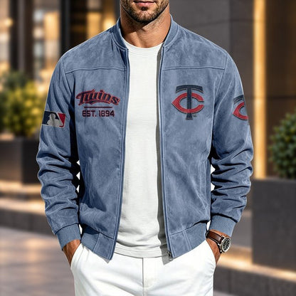 MT x MLB Suede Bomber Jacket