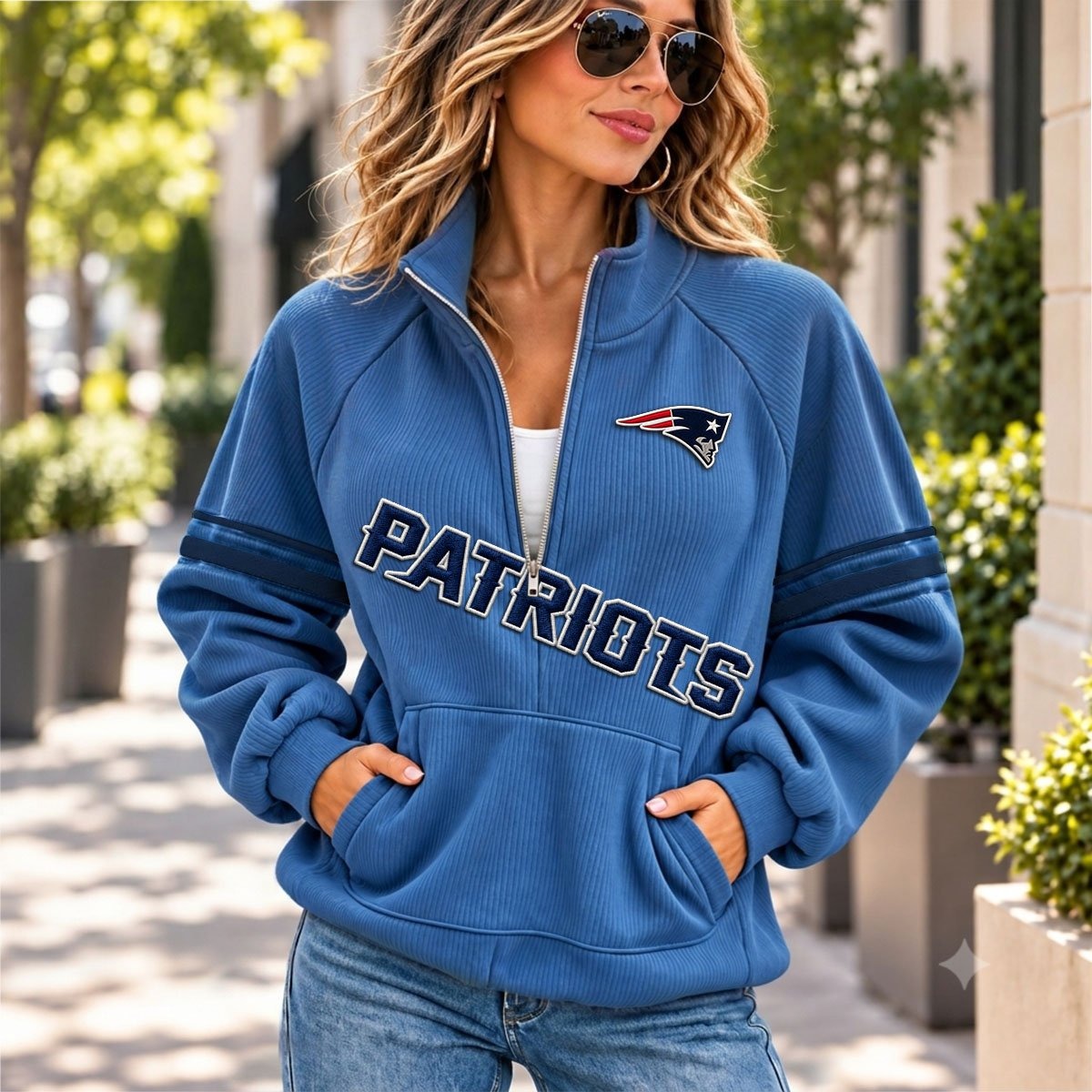 NEP x NFL Corduroy Half-Zip Sweatshirt