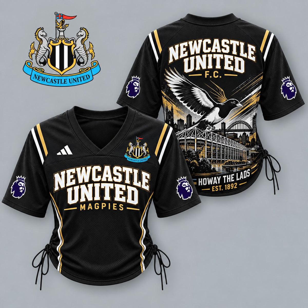 NU Premium EPL Game Day Women Lace-Up Jersey Shirt