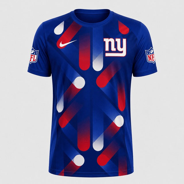 NYG Premium NFL All-Over Print Performance T-Shirt