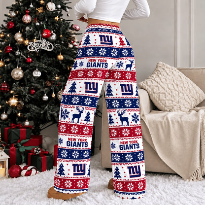 NYG Premium NFL Christmas Casual Pants