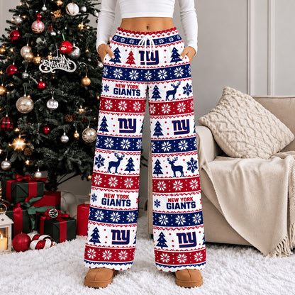 NYG Premium NFL Christmas Casual Pants