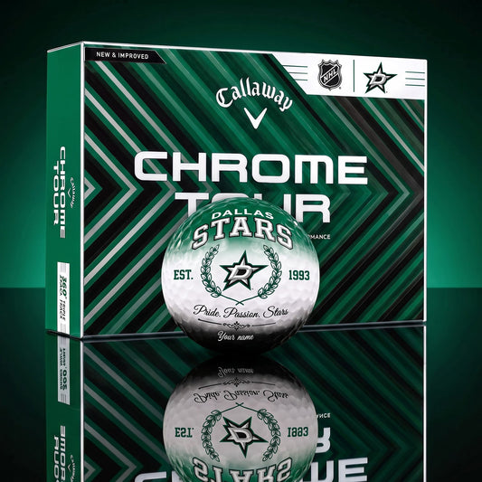 OFFICIAL CALLAWAY X PREMIUM NHL DS BESPOKE NAME GOLF BALL LIMITED EDITION