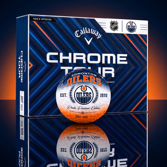OFFICIAL CALLAWAY X PREMIUM NHL EO BESPOKE NAME GOLF BALL LIMITED EDITION