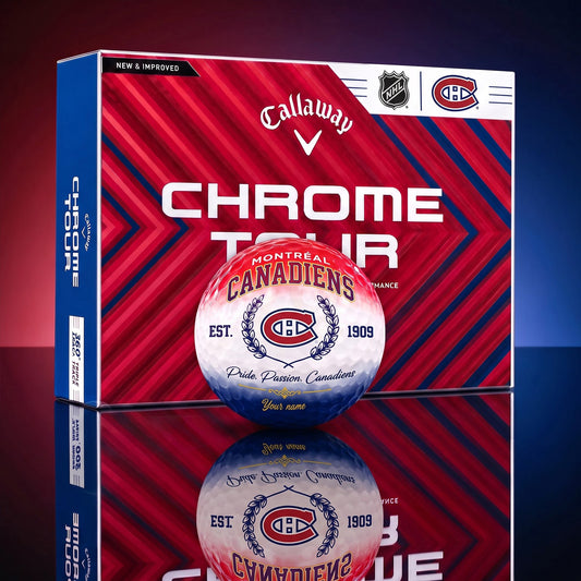 OFFICIAL CALLAWAY X PREMIUM NHL MC BESPOKE NAME GOLF BALL LIMITED EDITION