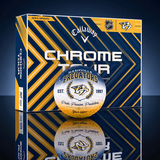 OFFICIAL CALLAWAY X PREMIUM NHL NP BESPOKE NAME GOLF BALL LIMITED EDITION